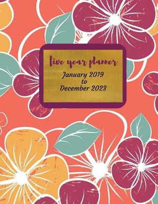 Book cover for 2019 - 2023 Copperbud Five Year Planner