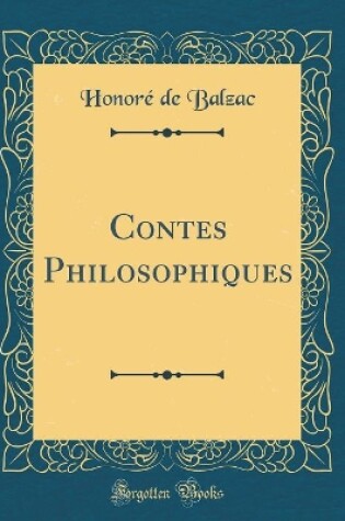 Cover of Contes Philosophiques (Classic Reprint)