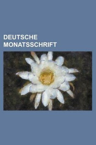 Cover of Deutsche Monatsschrift