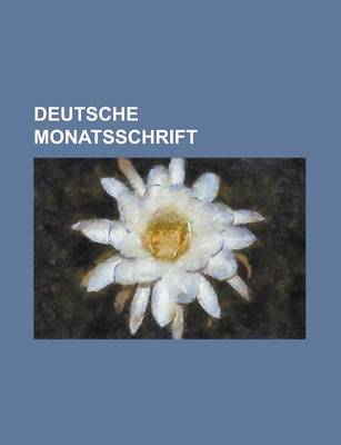 Book cover for Deutsche Monatsschrift