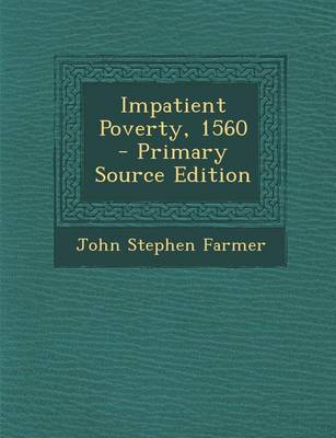 Book cover for Impatient Poverty, 1560