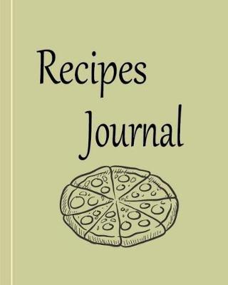 Book cover for Recipes Journal