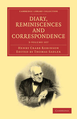 Book cover for Diary, Reminiscences and Correspondence 3 Volume Paperback Set