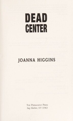 Book cover for Dead Center