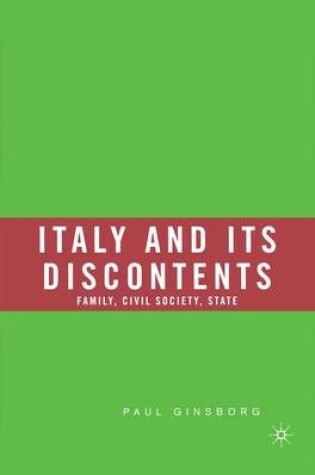 Cover of Italy and Its Discontents