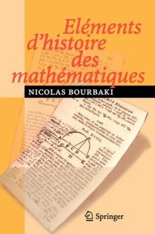 Cover of Elements D'Histoire DES Mathematiques
