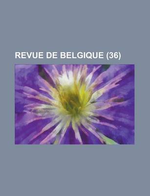 Book cover for Revue de Belgique (36)