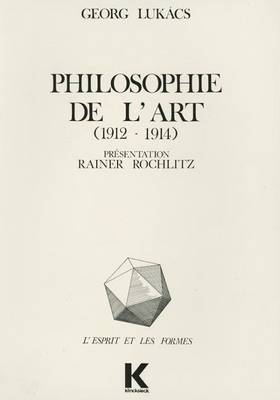 Cover of Philosophie de l'Art (1912-1914)