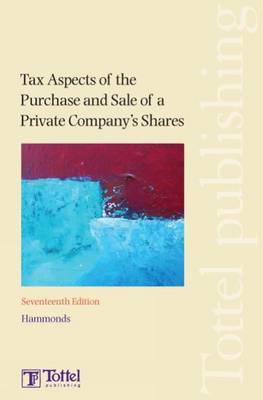 Book cover for Tax Aspects of the Purchase and Sale of a Private Company's Shares