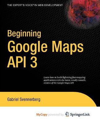 Book cover for Beginning Google Map Application