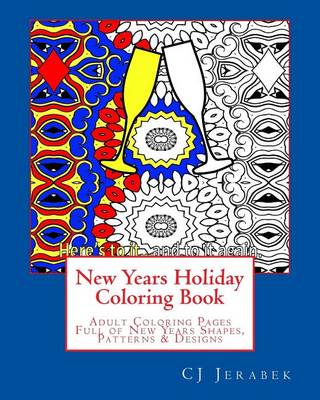 Book cover for New Years Holiday Coloring Book