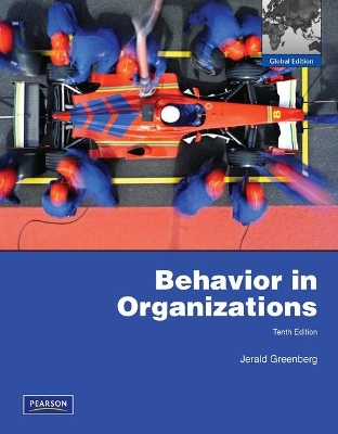 Book cover for Behavior in Organizations:Global Edition