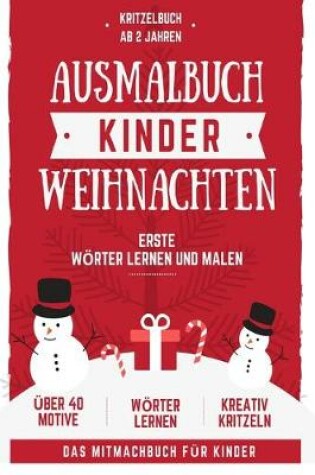 Cover of Ausmalbuch Weihnachten Kinder