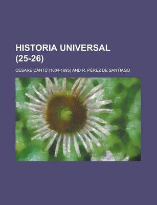 Book cover for Historia Universal (25-26 )