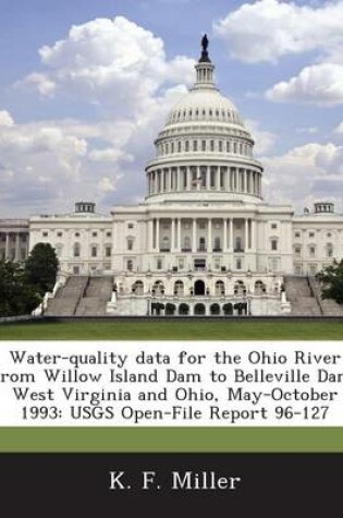Cover of Water-Quality Data for the Ohio River from Willow Island Dam to Belleville Dam, West Virginia and Ohio, May-October 1993