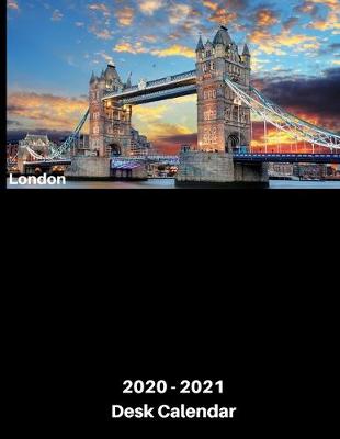 Book cover for 2020 - 2021 London Desk Calendar