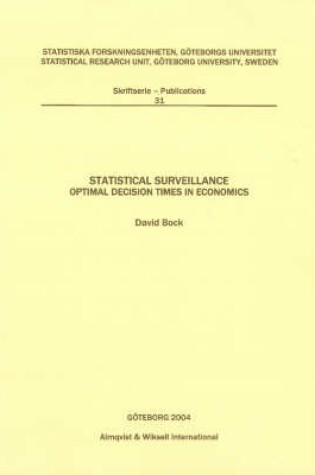 Cover of Statistical Surveillance