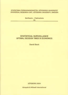 Book cover for Statistical Surveillance