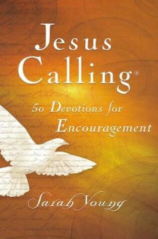 Cover of Jesus Calling, 50 Devotions for Encouragement, Hardcover, with Scripture references