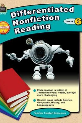 Cover of Differentiated Nonfiction Reading Grade 6