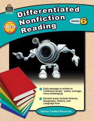 Book cover for Differentiated Nonfiction Reading Grade 6