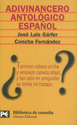 Cover of Adivinancero Antologico Espanol