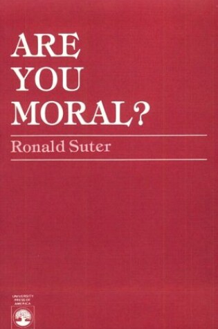 Cover of Are You Moral. CB