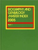Cover of Biography & Genealogy Master Index Supplement 2005