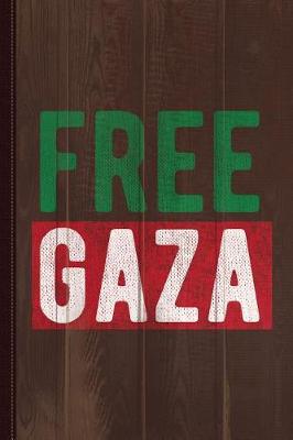 Book cover for Free Gaza Palestine Journal Notebook