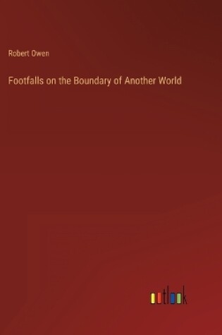 Cover of Footfalls on the Boundary of Another World