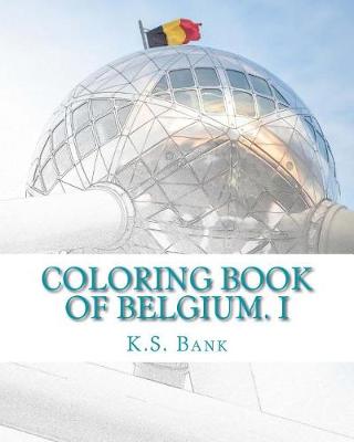 Book cover for Coloring Book of Belgium. I