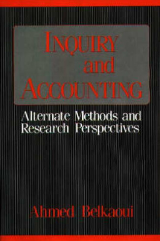 Cover of Inquiry and Accounting