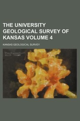 Cover of The University Geological Survey of Kansas Volume 4