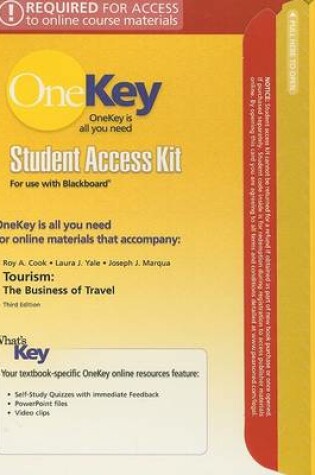 Cover of OneKey Blackboard, Student Access Kit, Tourism