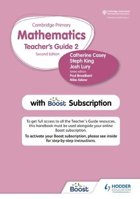 Book cover for Hodder Cambridge Primary Mathematics Teacher's Guide Stage 2 with Boost Subscription