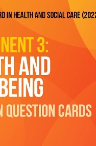 Cover of BTEC Tech Award in Health and Social Care Component 3 Health and Wellbeing Revision Question Cards