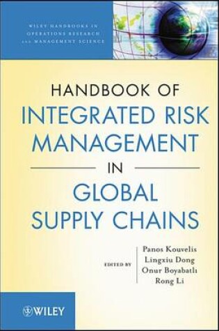 Cover of Handbook of Integrated Risk Management in Global Supply Chains