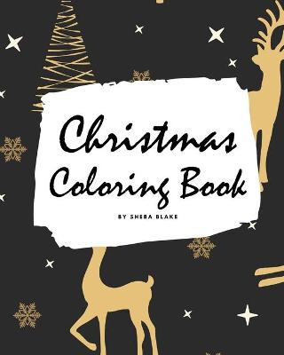 Book cover for Christmas Coloring Book for Adults (Large Softcover Adult Coloring Book)