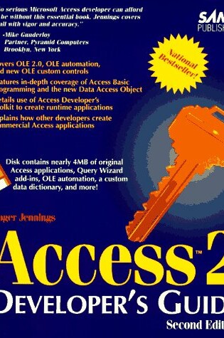 Cover of Access 2.0 Developer's Guide