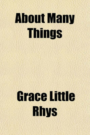 Cover of About Many Things