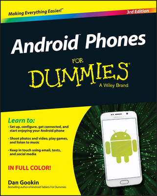 Book cover for Android Phones for Dummies, 3rd Edition