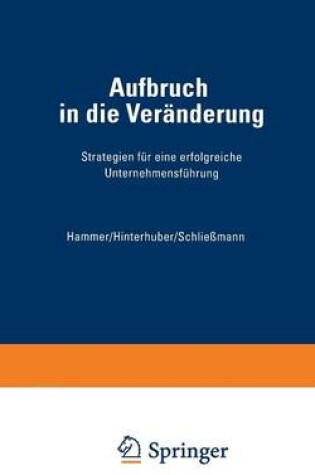 Cover of Aufbruch in die Veränderung