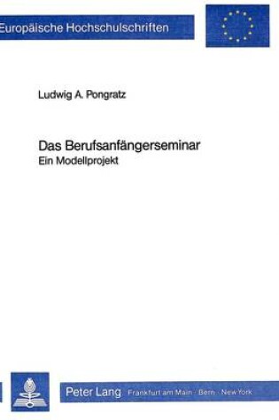 Cover of Das Berufsanfaengerseminar