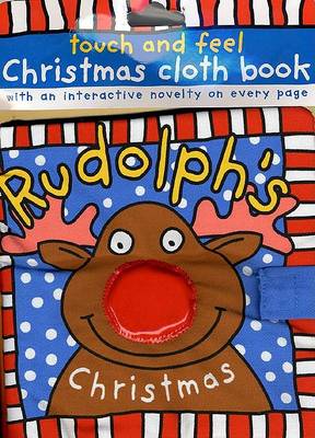 Book cover for Cloth Book: Rudolph W/ Poly Bag