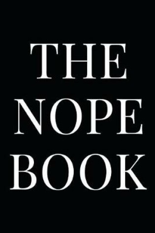 Cover of The Nope Book