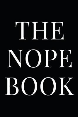 Book cover for The Nope Book