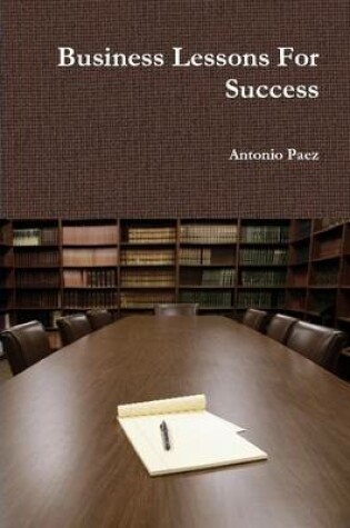 Cover of Business Lessons For Success