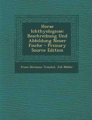 Book cover for Horae Ichthyologicae