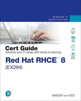 Book cover for Red Hat RHCE 8 (EX294) Cert Guide