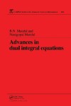 Book cover for Advances in Dual Integral Equations